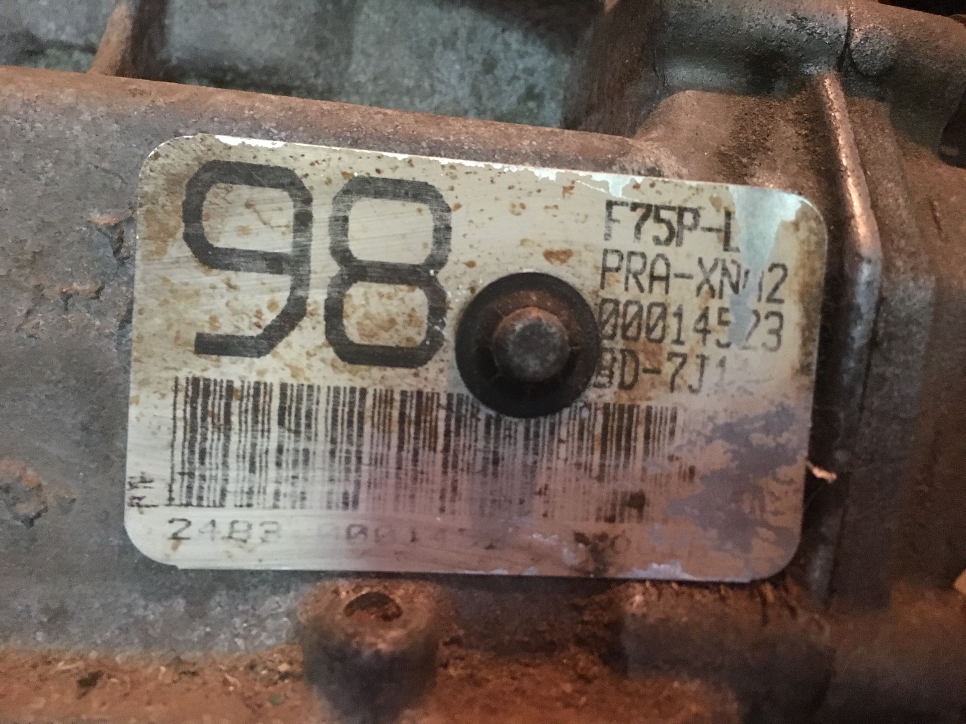 Ford Truck/SUV transmission F75P-LB