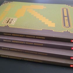 Minecraft - Set of 4, Essential Hanbooks, paperback