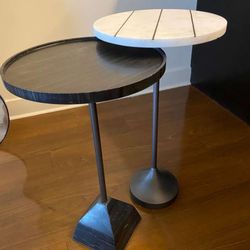 Crate and Barrel Drink Tables
