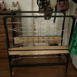 Bed frame full twin foldable