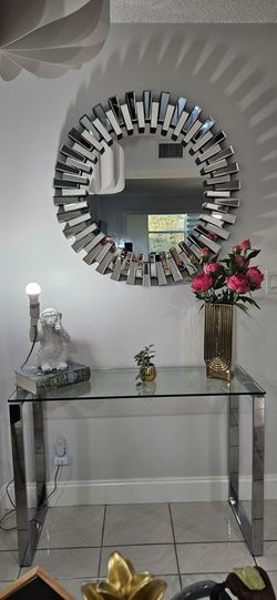 Console And Mirror