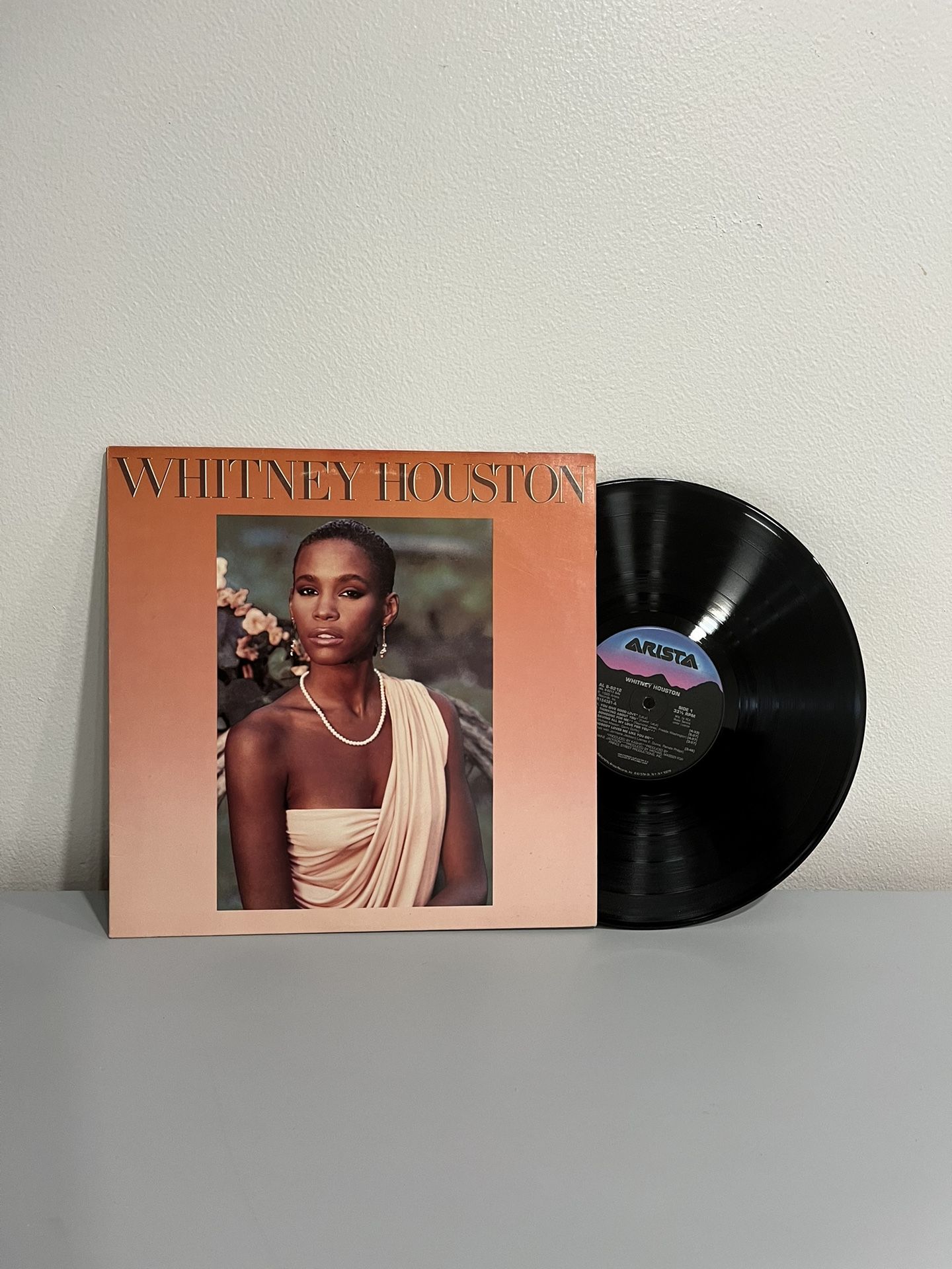 WHITNEY HOUSTON Self-titled Vinyl LP 1985 RECORD Album 1st PRESS AL8 8212 NM