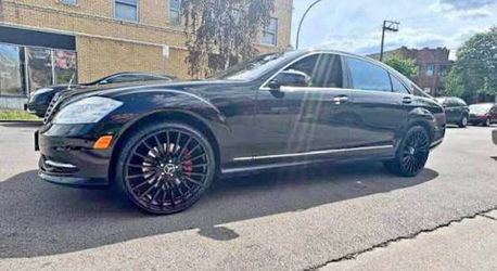 22” MERCEDES - BENZ WHEELS GLOSS BLK RIMS 5x112 + NEW TIRES WHEEL & TIRE PACKAGE S63 S580 S550