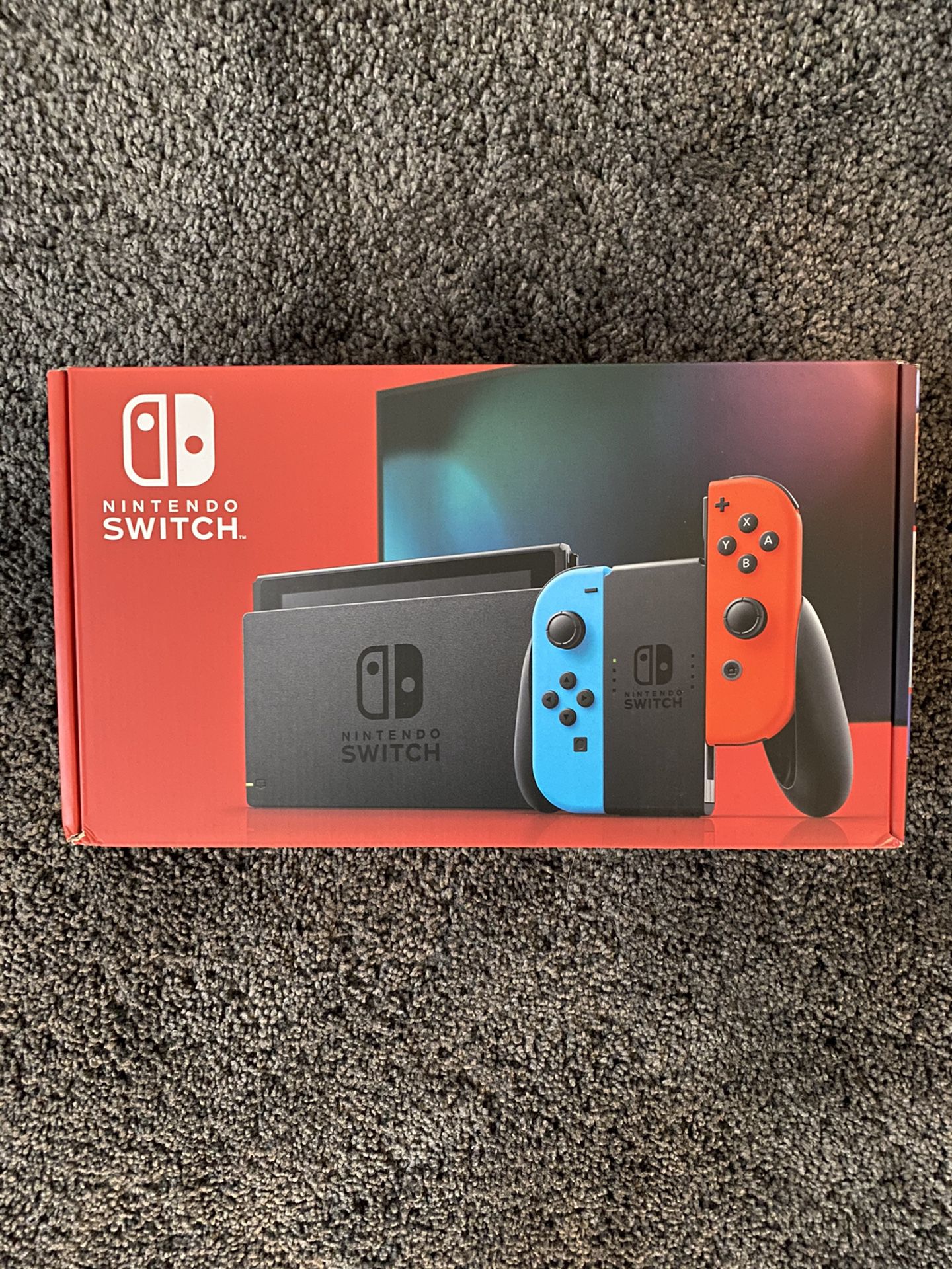 Brand New Nintendo Switch V2 with Red and Blue Joy-Con