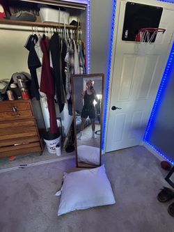 Wood Frame Body Mirror