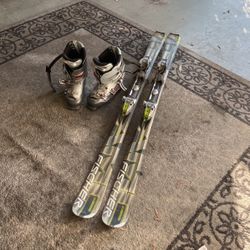 Fischer Skis And Salomon Ski Boots