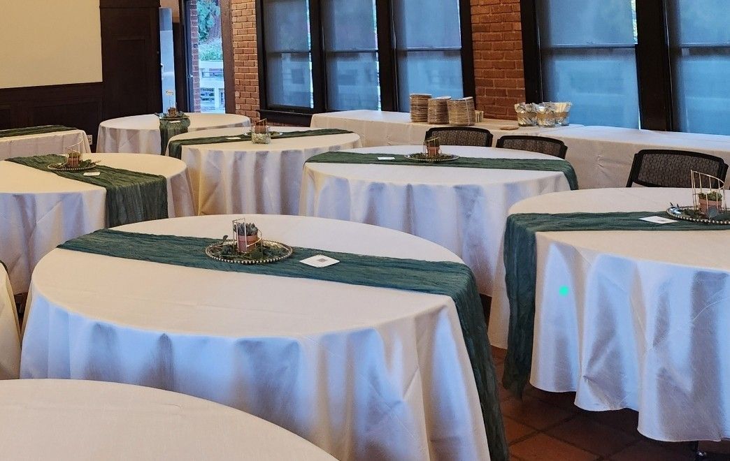 (15) 10 Ft Cheesecloth Table Runners