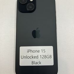 iPhone 15 128GB Unlocked Black