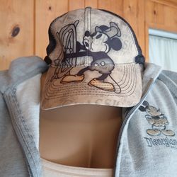 Disney Mickey Mouse Steamboat Willie Baseball Cap