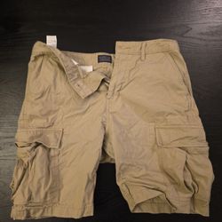 Levi's Khaki Cargo Shorts