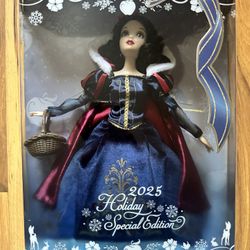 Disney Store Snow White Holiday Doll
