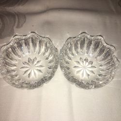 Vintage Crystal Candleholders