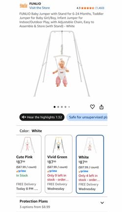 Baby Jumper with Stand $30 or best offer