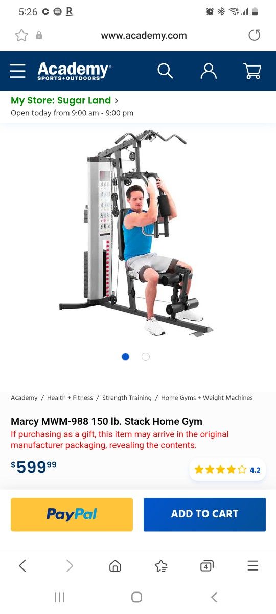 Academy Marcy Home Gym Quality Guaranteed momjmd