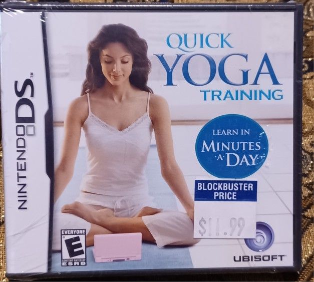 Nintendo DS Yoga Quick Training Exercise Mind 180 Poses