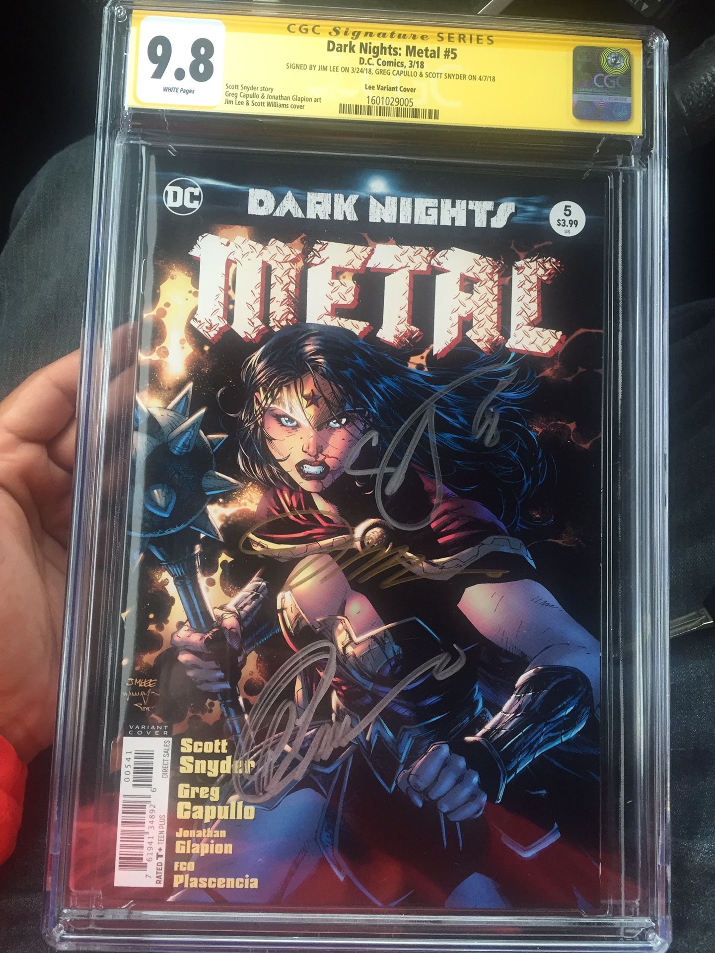 Dark Nights Metal Batman CGC