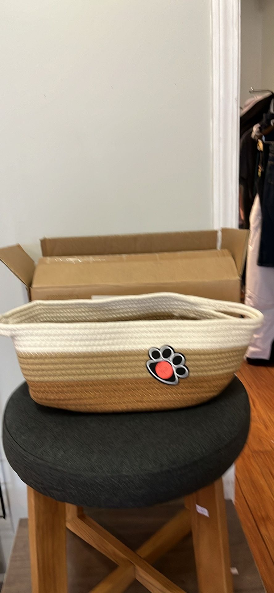 Dog Toy Basket 
