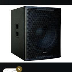 2, Epsilon 15" Subwoofers 