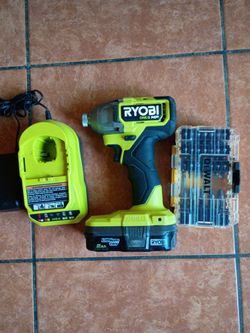 Ryobi impact drill combo