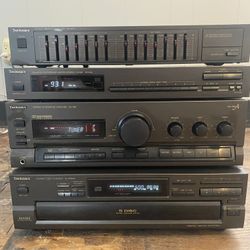 Fairly Used Pristine 90s Classic Technics Sound System