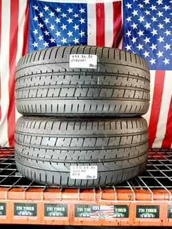 (2 Used Tires) 275/35ZR21 PIRELLI P-ZERO MAX PERFORMANCE SUMMER 275 35 20 SPORT LUXURY SEDAN EV VEHICLES