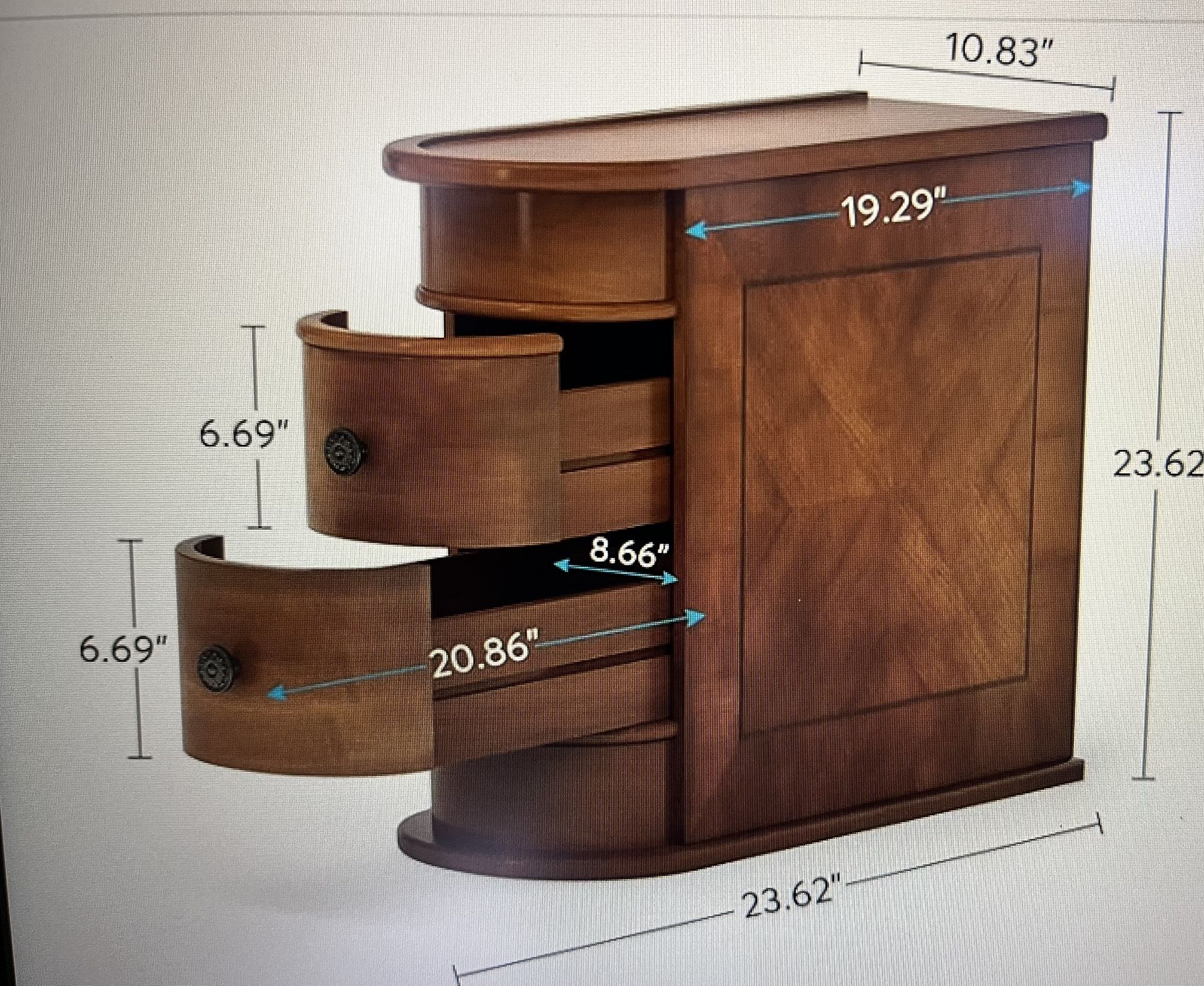 Side Table/Slim Night Table