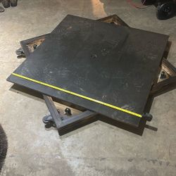 4’ X 4’ Manual Custom Turntable Thousand Pound Capacity