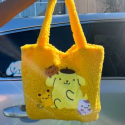 Pompom purin Tote Bag