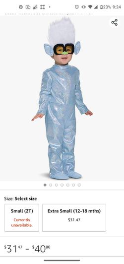 Tiny Dymond Trolls Costume