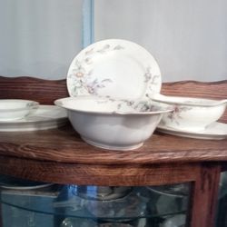 Antique Porcelain Dish Set