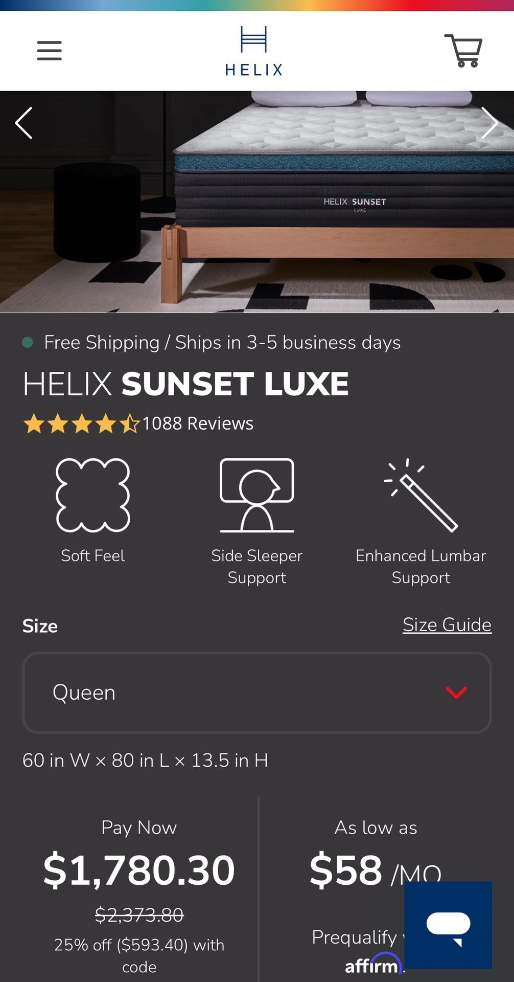 Helix Sunset luxe queen mattress, moving out and need money need gone ASAP! Price negotiable