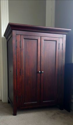 Beautiful Redwood Armoire