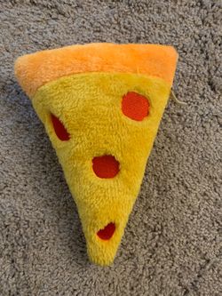 Pizza dog toy