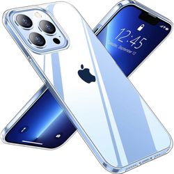 iPhone 13 Pro Max Case Clear, Ultra Slim Thin Transparent 