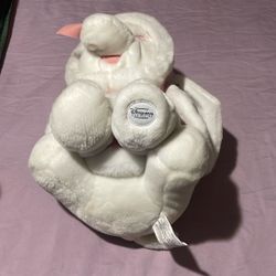 Disney Dumbo Pink And White Plush 10”
