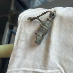 Antique Metal Whistle 