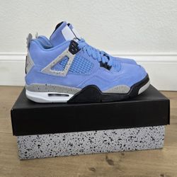 For Sale:
Brand New Never Worn Nike Air Jordan 4 Retro University Blue size 5y / 6.5 womens