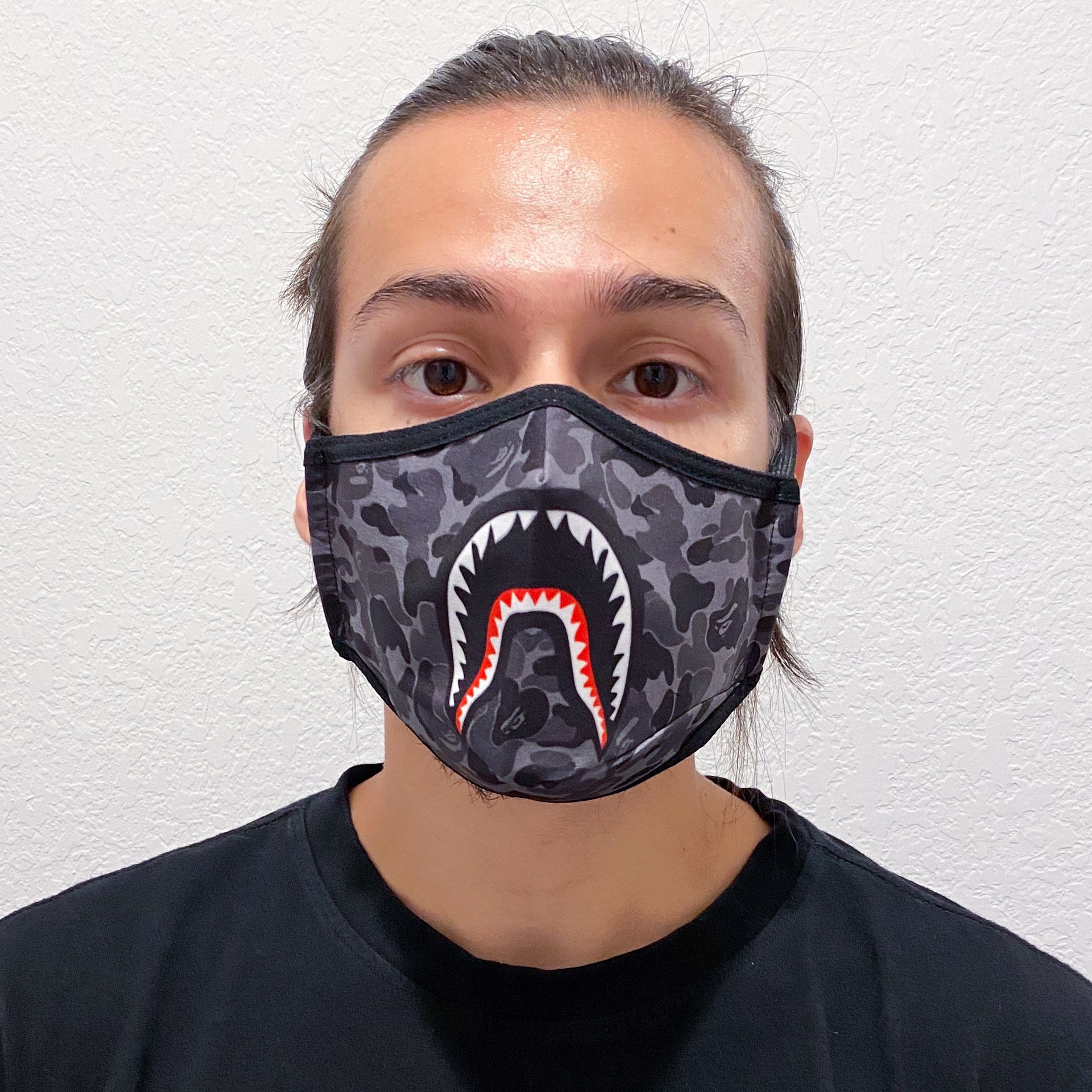 Bape Camo Shark face mask dust cover