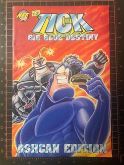THE TICK BIG BLUE DESTINY Ashcan- 1997 New England Comics- bag and boarded