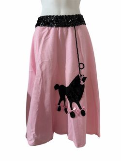 50’s Poodle Skirt Adult Women’s Halloween Costume.Size M/L (New)