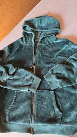Women's Velour Zip-Up Hoodie  XLG
