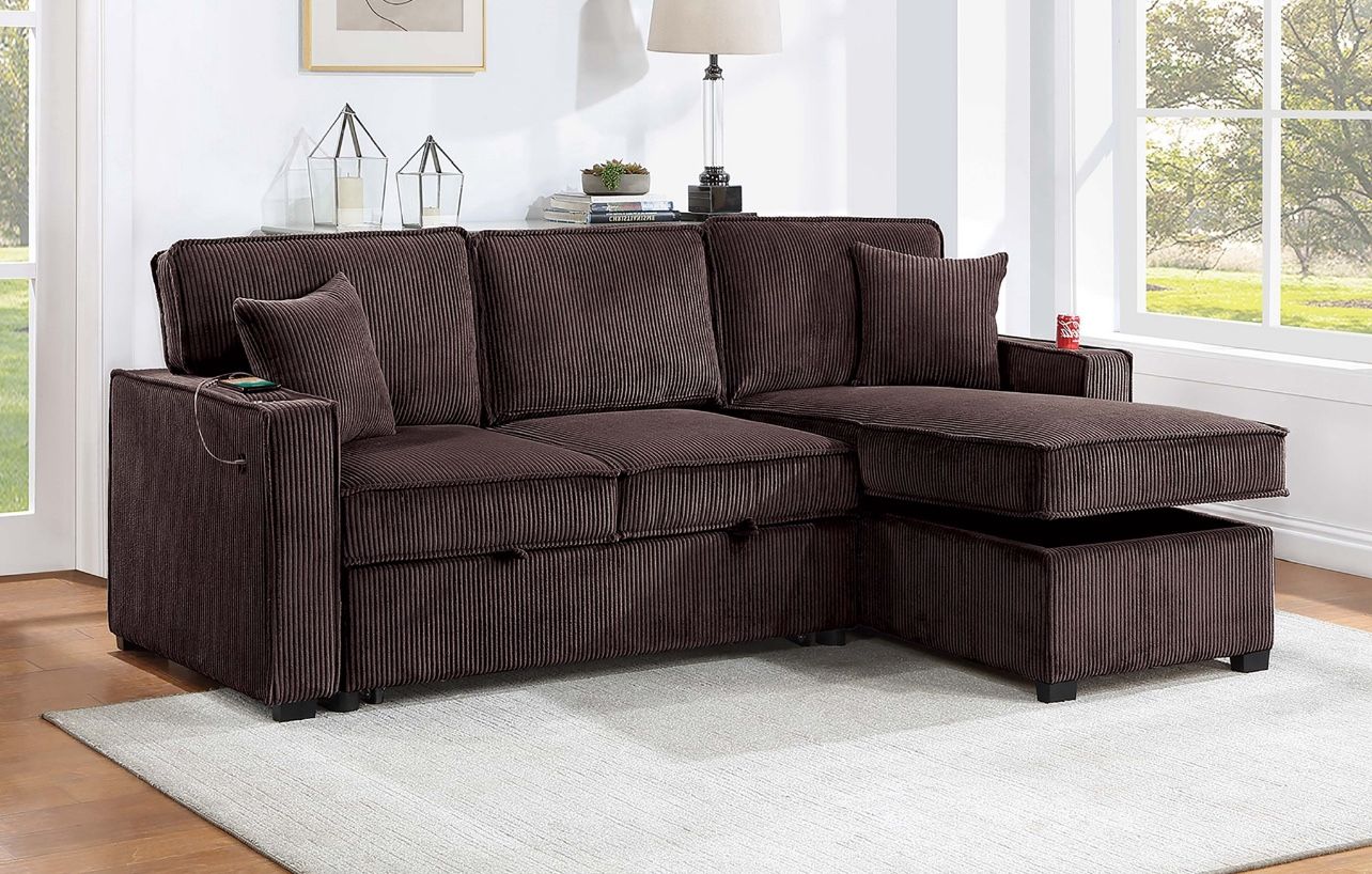 Sectional Sleeper W/usb Port and Storage