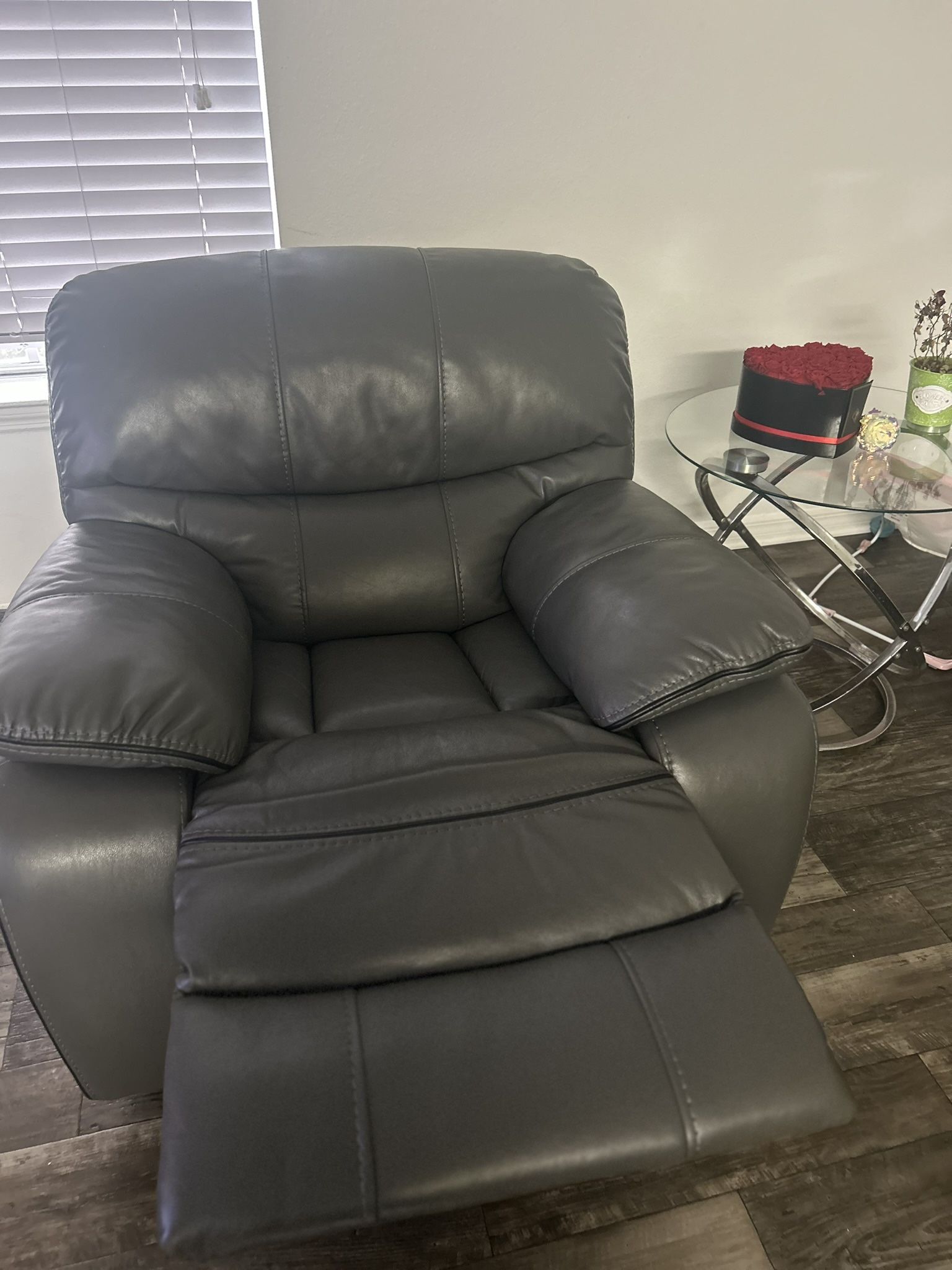 Reclining Leather Couch