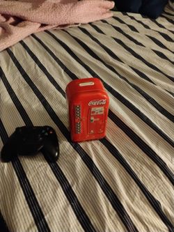 Red Coca-Cola 10 Piggy Bank Collectible
