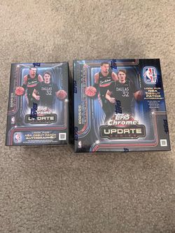 2025/26 Topps Chrome Update Series Basketball Box Lot