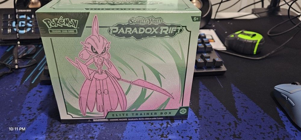 Pokemon Paradox Rift Factory Sealed Elite Trainer Box