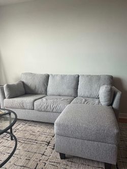 Bob’s Furniture Miranda Sofa + Ottoman