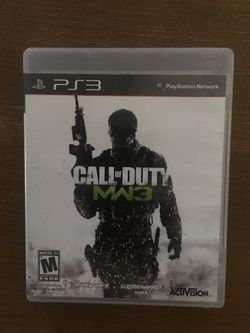 Sony PlayStation ps3 call of duty modern warfare 3