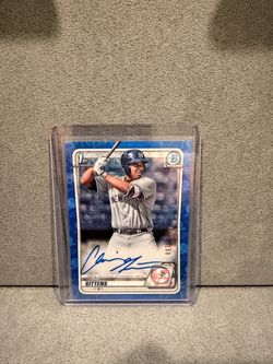 Chris Gittens Bowman Chrome 1st Auto /150 Yankees