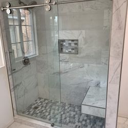 Glass Shower .